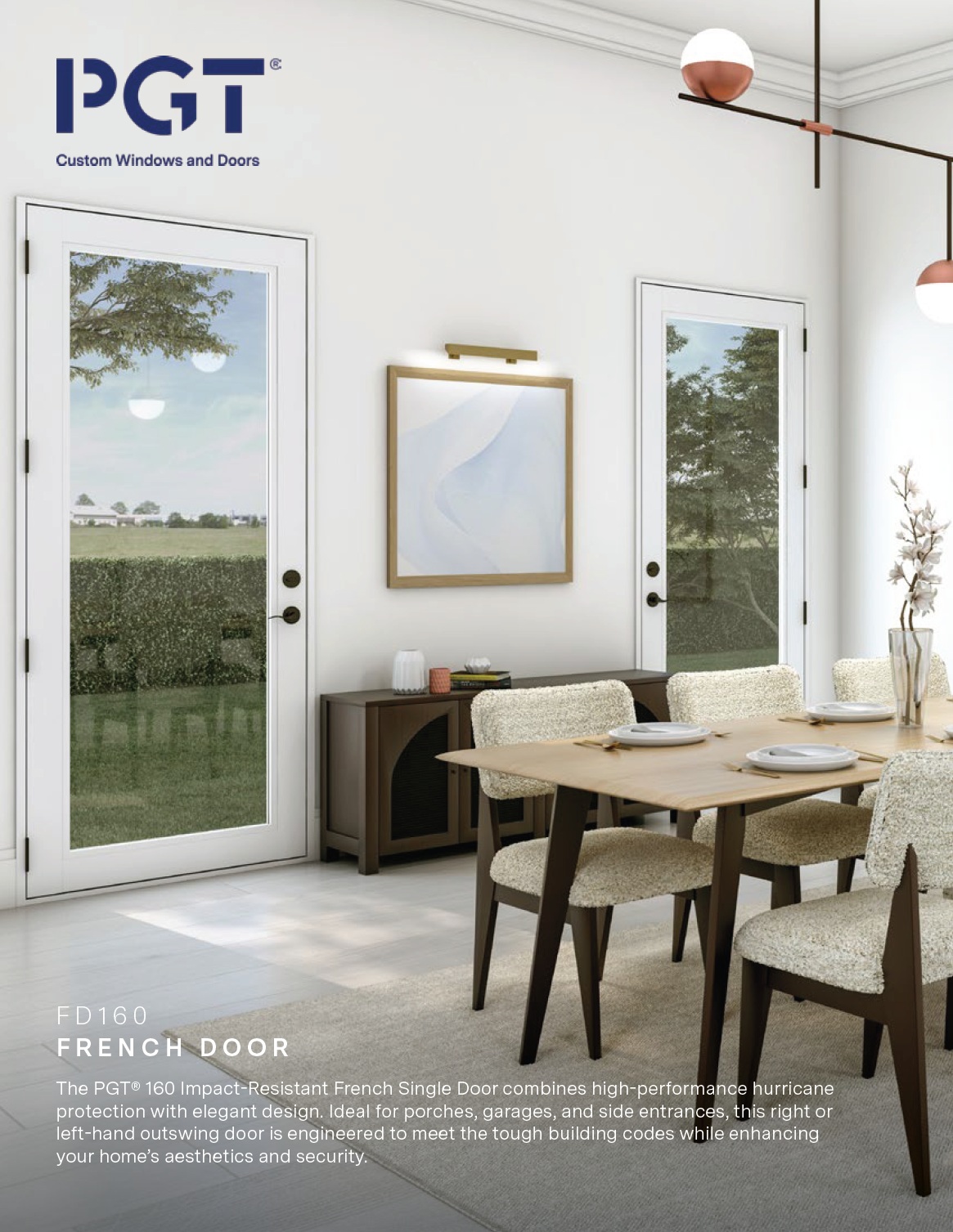 Aluminum Impact Windows Hurricane Impact Window PGT FD 160 Aluminum Brochure 2025
